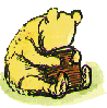 pooh and a honey pot